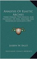 Analysis of Elastic Arches