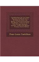 Considerations Sur Les Causes Physiques Et Morales de La Diversite Du Genie, Des Moeurs, Et Du Gouvernement Des Nations, Tirees En Partie D'Un Ouvrage