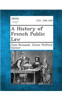 History of French Public Law