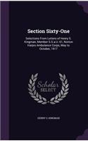 Section Sixty-One