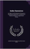 Index Saxonicus