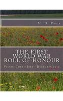 First World War Roll of Honour