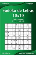 Sudoku de Letras 10x10 - Fácil ao Extremo - Volume 2 - 276 Jogos