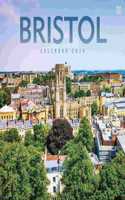 Bristol Square Wall Calendar 2024