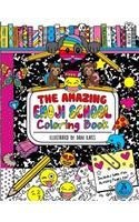 Amazing Emoji School Coloring Book