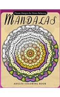Flower Mandala Adults Coloring Books