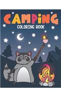 Camping Coloring Book