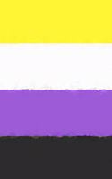 Nonbinary Pride Flag Sketch Journal