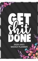 Get Shit Done 2020-2021 Weekly Planner