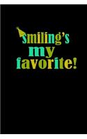 Smiling's my favorite: Food Journal - Track your Meals - Eat clean and fit - Breakfast Lunch Diner Snacks - Time Items Serving Cals Sugar Protein Fiber Carbs Fat - 110 pag