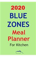 2020 Blue Zones Meal Planner For Kitchen