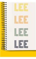 Name LEE A beautiful personalized