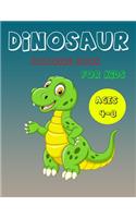 Dinosaur Coloring Book for Kids Ages 4-8