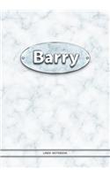 Barry - Lined Notebook