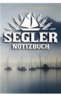 Segler Notizbuch: DIN A5 Notizbuch kariert