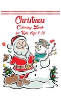 Christmas coloring book for kids ages 4-10