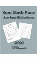 Sum Math Puns Are Just Ridiculous 2020 Planner