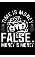 Time Is Money False. Money Is Money