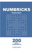 Numbricks Puzzles Book - 200 Master Puzzles 9x9 (Volume 3)