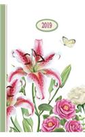 2019 Planner - Tiger Lilly: 6 x 9 Daily - Weekly - Monthly - Annual Organizer Scheduler with Contacts & Passwords & Birthdays(2019 Weekly Planner Organizer Diary Journal)