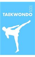 Womens Taekwondo Notebook: Blank Lined Womens Taekwondo Journal for Practitioner and Coach