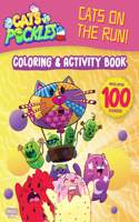 CATS ON THE RUN! — COLORING & ACTIVITY BOOK