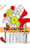 Fun Cactus Coloring Book