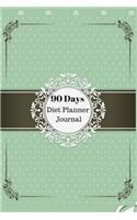 90 Days Diet Planner Journal