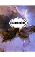 Sketchbook : Space 01: 120 Pages of 8.5 x 11 Blank Paper for Drawing, Doodling or Sketching (Sketchbooks)