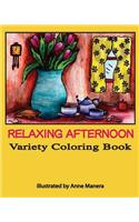 Relaxing Afternoon Variety Coloring Book