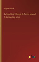 Faculté de théologie de Genève pendant le dixneuvième siècle