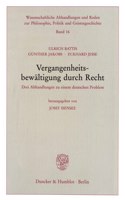 Vergangenheitsbewaltigung Durch Recht