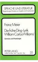 Die fruehe Ding-Lyrik William Carlos Williams'