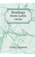 Readings from Latin Verse