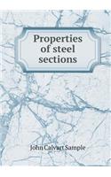 Properties of steel sections