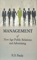 MANAGEMENT of New Age-Public Relations and Advertising