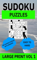 Sudoku Large Print Vol 1: Easy to Hard