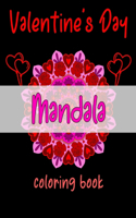 Valentine's Day Mandala Coloring Book