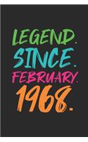 Legend Since February 1968