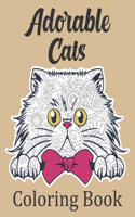 Adorable Cats Coloring Book