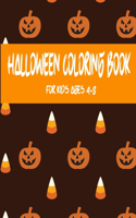 Halloween coloring book for kids ages 4-8