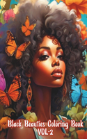 Black Beauties Coloring Book VOL-2