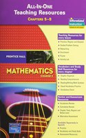 Prentice Hall Math Course 3 All in One Teaching Resources for Chapters 5-8 (Blackline Masters) 2007