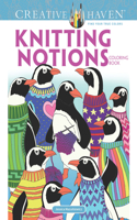 Creative Haven Knitting Notions Coloring Book