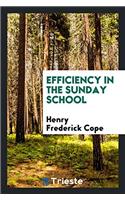 Efficiency in the Sunday School