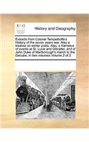 Extracts from Colonel Tempelhoffe's History of the Seven Years War