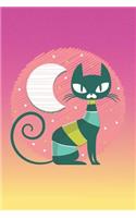 Katze mit Mond