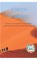 Earth Journal Notebook for Learners from Grade 7 Guided Line Journal for Protecting the Planet