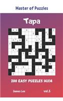 Master of Puzzles - Tapa 200 Easy Puzzles 14x14 vol.5