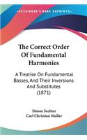 Correct Order Of Fundamental Harmonies